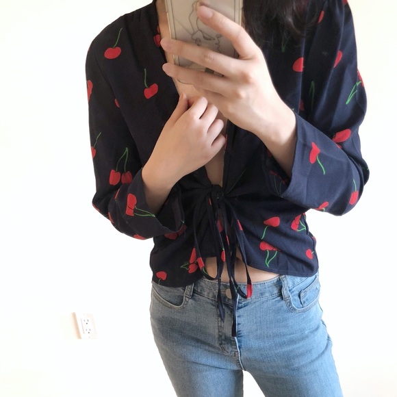 SALE summer floral open top - Picture 5 of 6